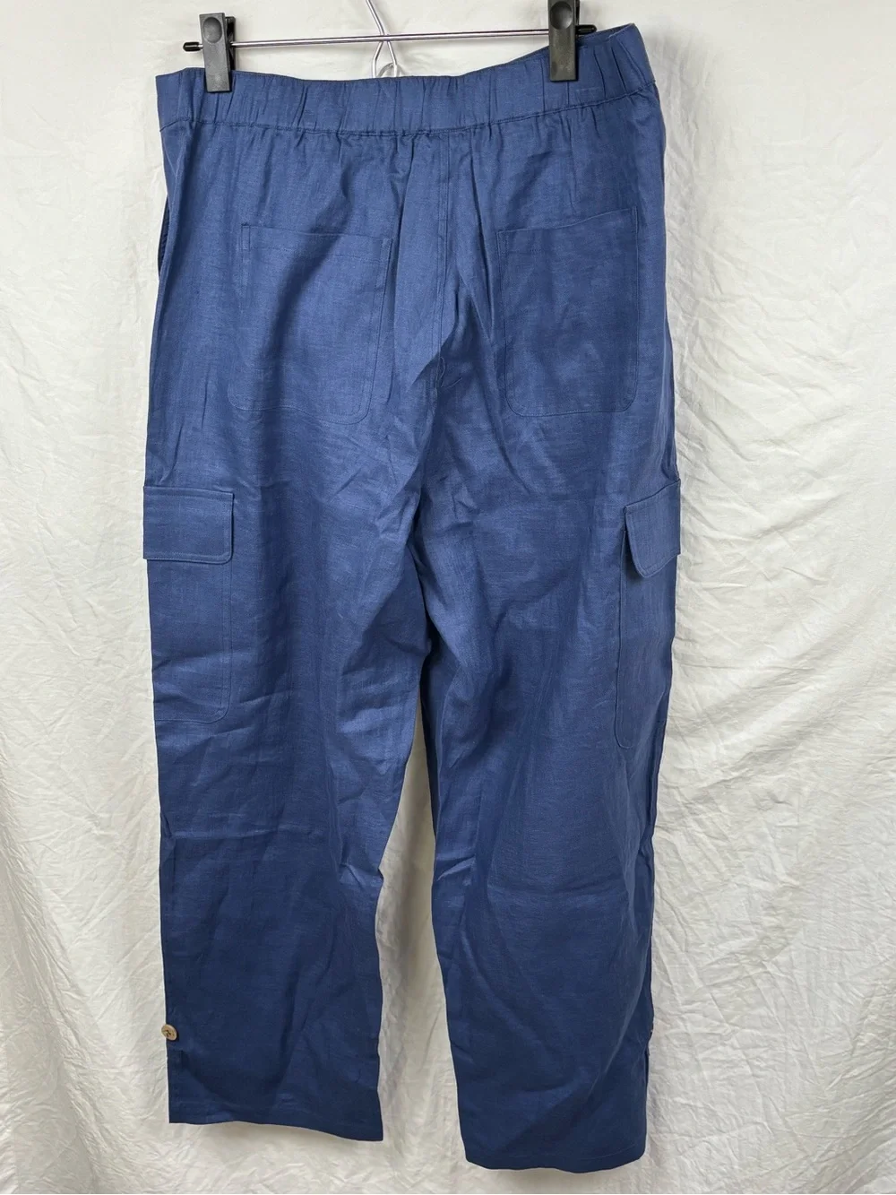 NWT Lintico women’s XL  Blue Cargo Pants - Classic lightweight Style